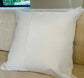 One-of-a-Kind Hemp Pillow Cover 22" x 22" Ivory Bark II