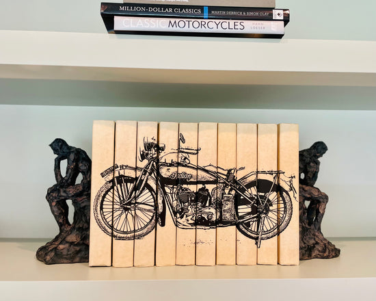 Repurposed Book Set - Motorcycle