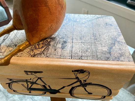 Repurposed Book Set - Bicycle