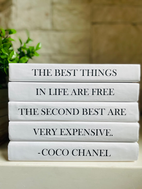 Quotation Book Set - The Best Things In Life...