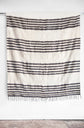Modern Momo Blanket - Thin Stripe Grey
