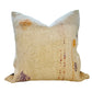 One of a Kind Hemp Pillow Cover - Cream Multi