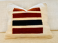 One of a Kind Hand Woven Wool Pillow Cover
